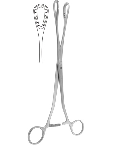 SAENGER Uterine Hemostasis Forceps 27 cm